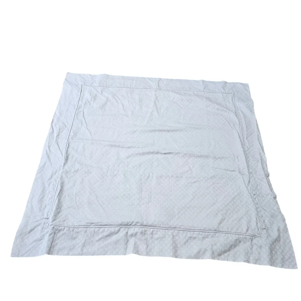 Frette Euro Sham Pillowcase Set of 3 Cotton Gray‎ Made in Italy Luxury 24x24
